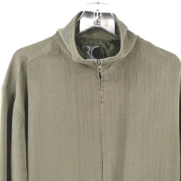 Chereskin Sport Vtg Top and Bottom Silk Green Set - Picture 3 of 10